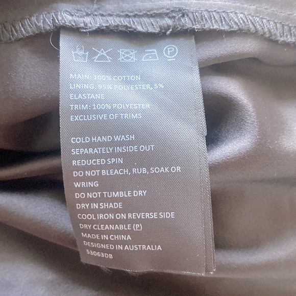 Bardot Sofia Dress in black Eyelet Soaghetti Strap Dress XS - Picture 11 of 12